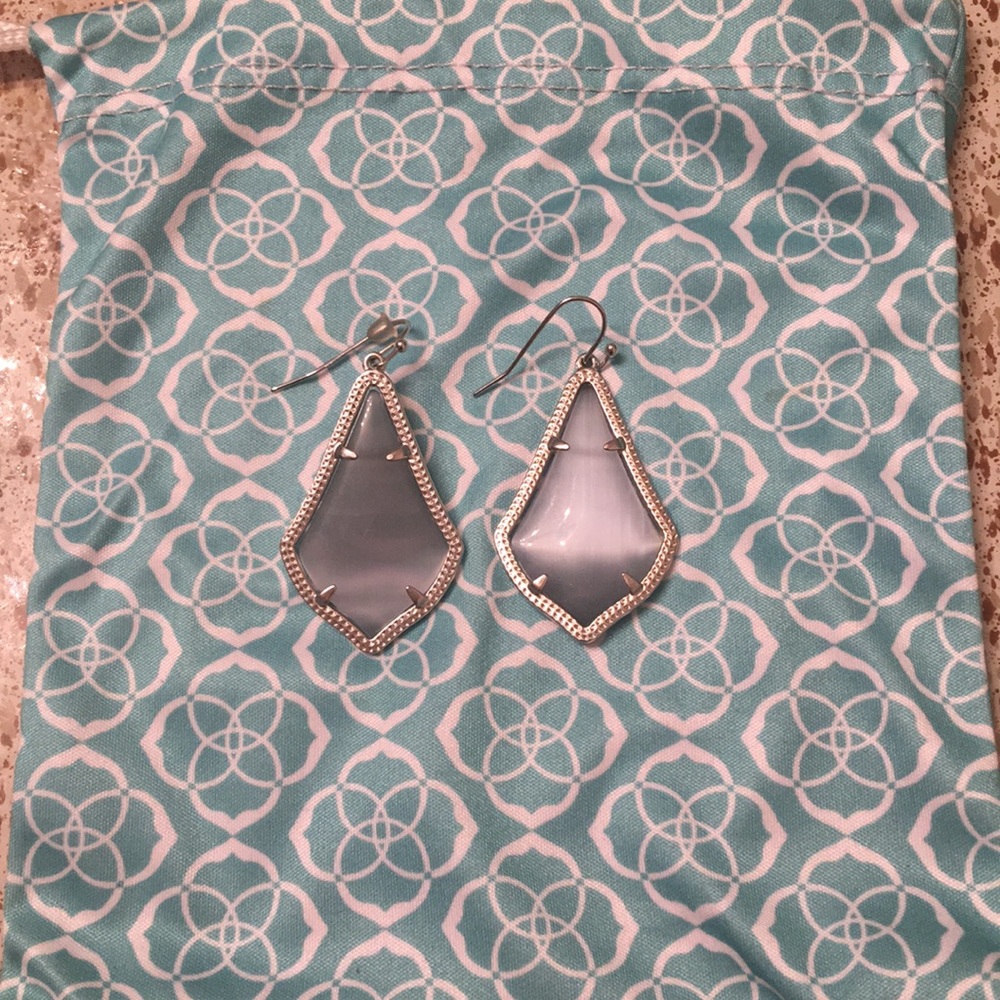 Kendra scott Alex earrings in slate